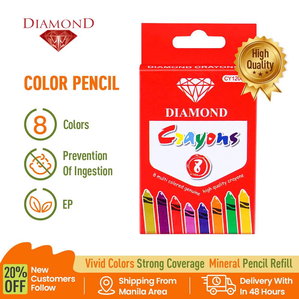 Land Toddler Crayons, 8 Colors Non Toxic Washable Jumbo